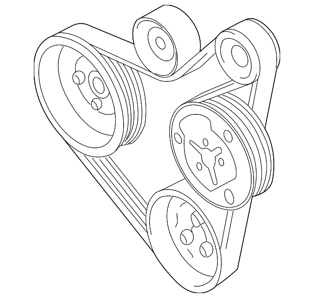 Serpentine Belt 06A-145-933-D - View 2