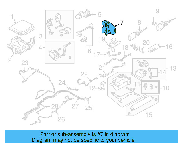 Sensor 7L0-907-639 - View 3