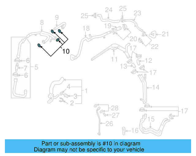 Water Pipe O 077-121-437 - View 5