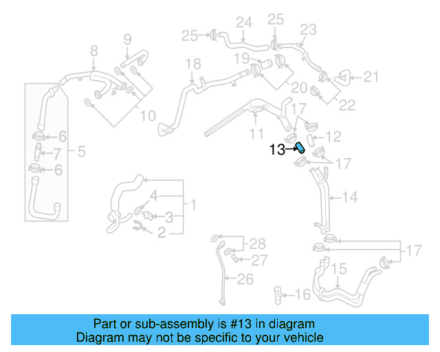Outlet Hose 7L6-121-157-F - View 3