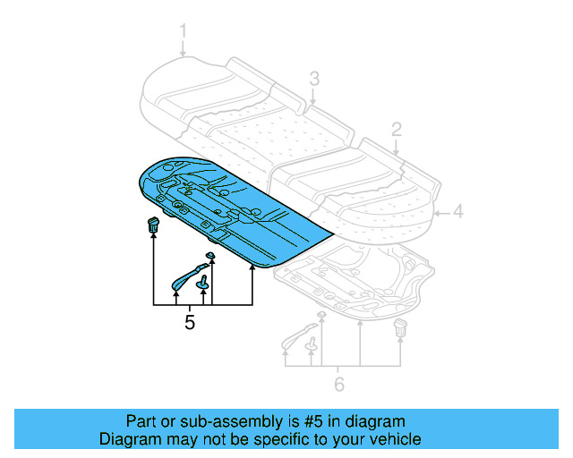 Seat Frame 1K9-885-306-C