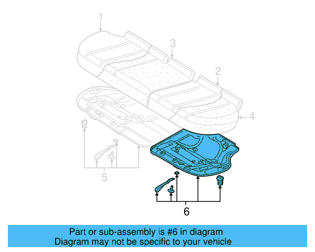 Seat Frame 1K9-885-305-C