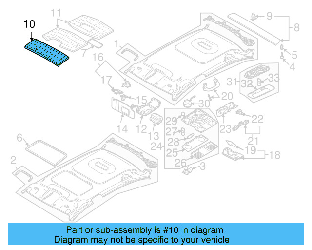 Sound Absorber 3C0-867-811-B - View 6