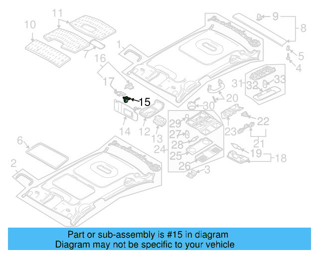 Sun Visor Holder 1K0-857-561-B-7G8 - View 8