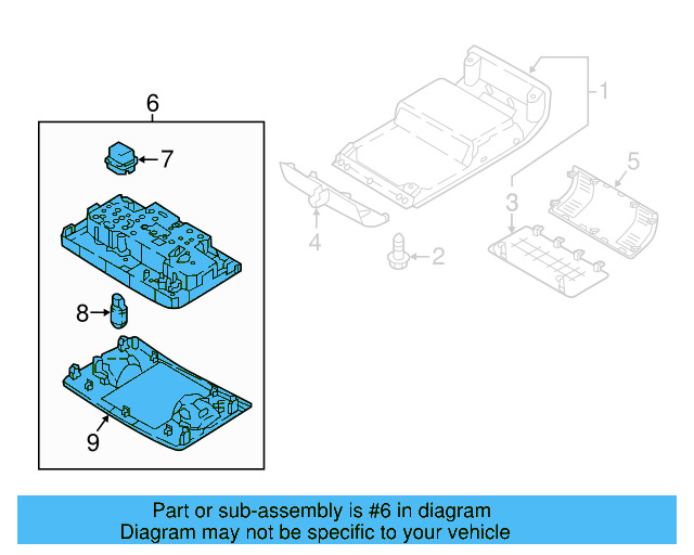 Front Lamp Assembly 5TA-947-105-B-WHI - View 6