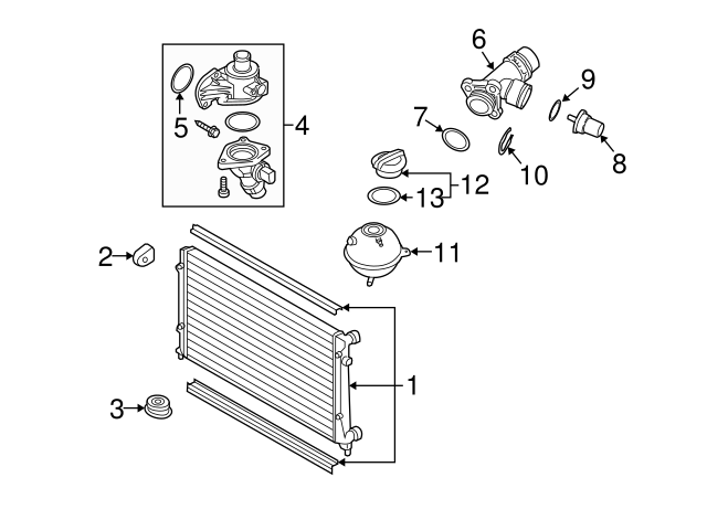 Radiator 1K0-198-251-CS - View 17
