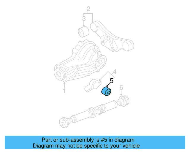 Support Bushing 4B3-599-381 - View 4