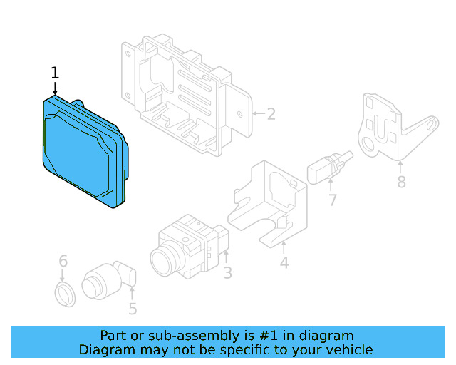 Radar Sensor 1EA-907-572-G - View 6