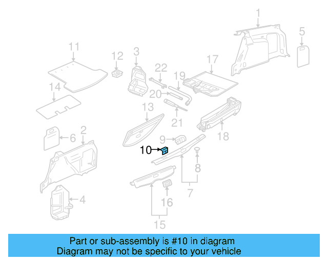 Floor Cover 3B9-863-463-S-5EY - View 5