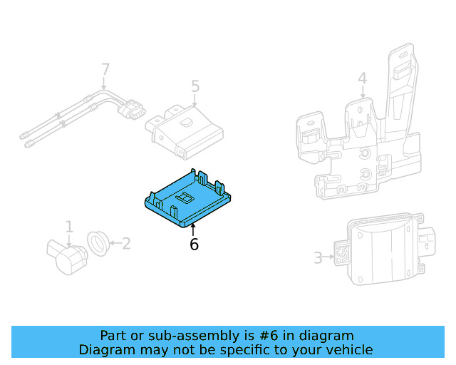 Park Sensor Seal 3Q0-919-133-9B9