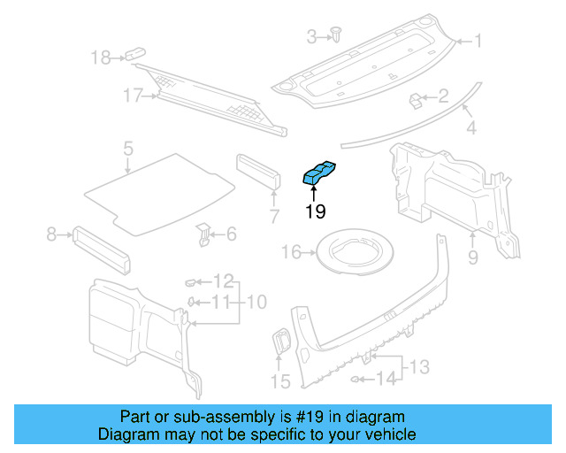Cargo Cover 3B9-867-871-AA-6PD - View 16