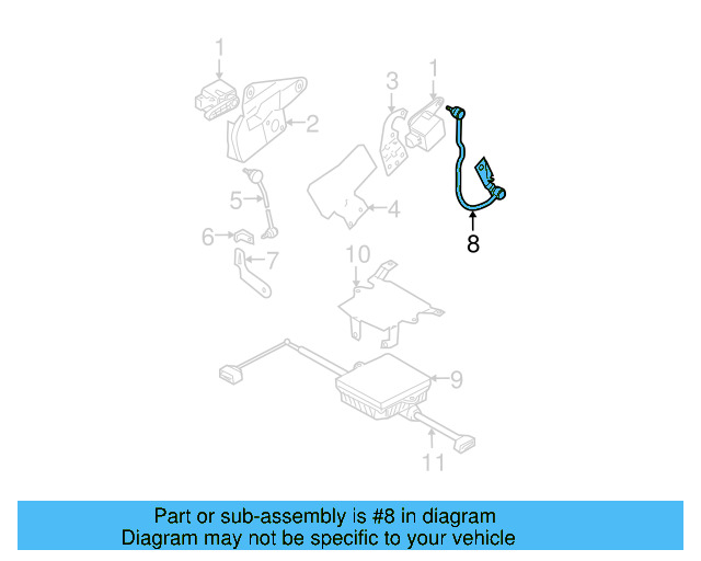 Adjust Arm 1J0-941-299 - View 13