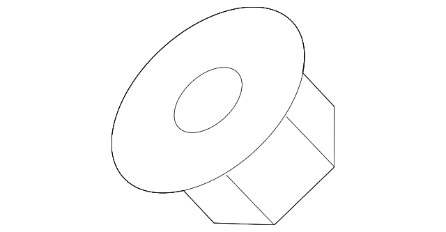 Converter & Pipe Lock Nut N-102-861-08 - View 3