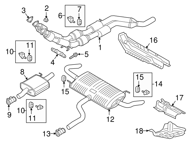 Muffler & Pipe Clamp 1K0-253-141-T - View 39