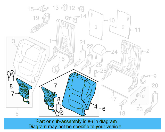 Seat Back Cover 7P6885805LEY0C - View 3