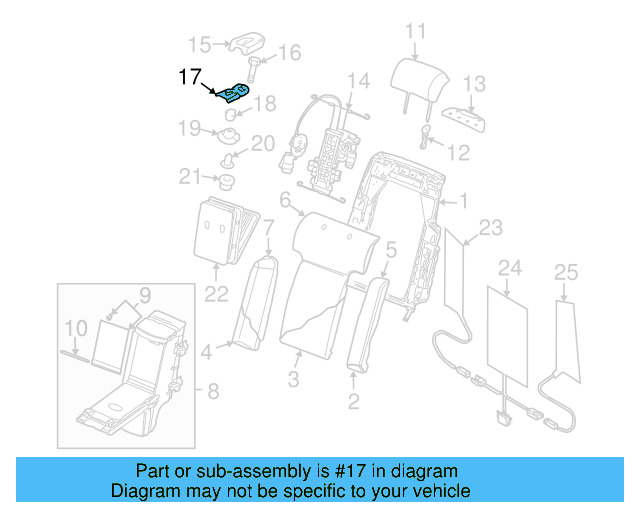 Cap Retainer 1J0-858-849 - View 4