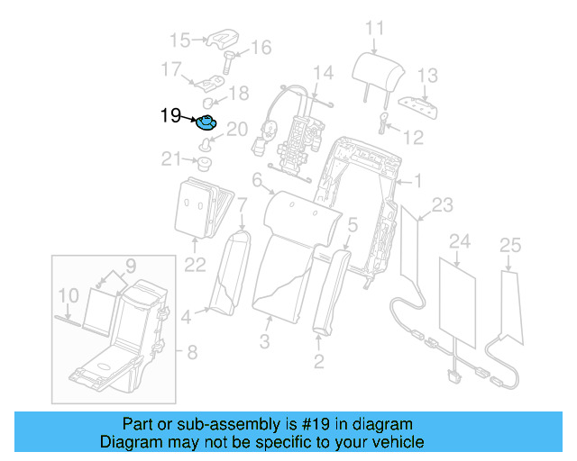 Cap Retainer 1J0-858-849