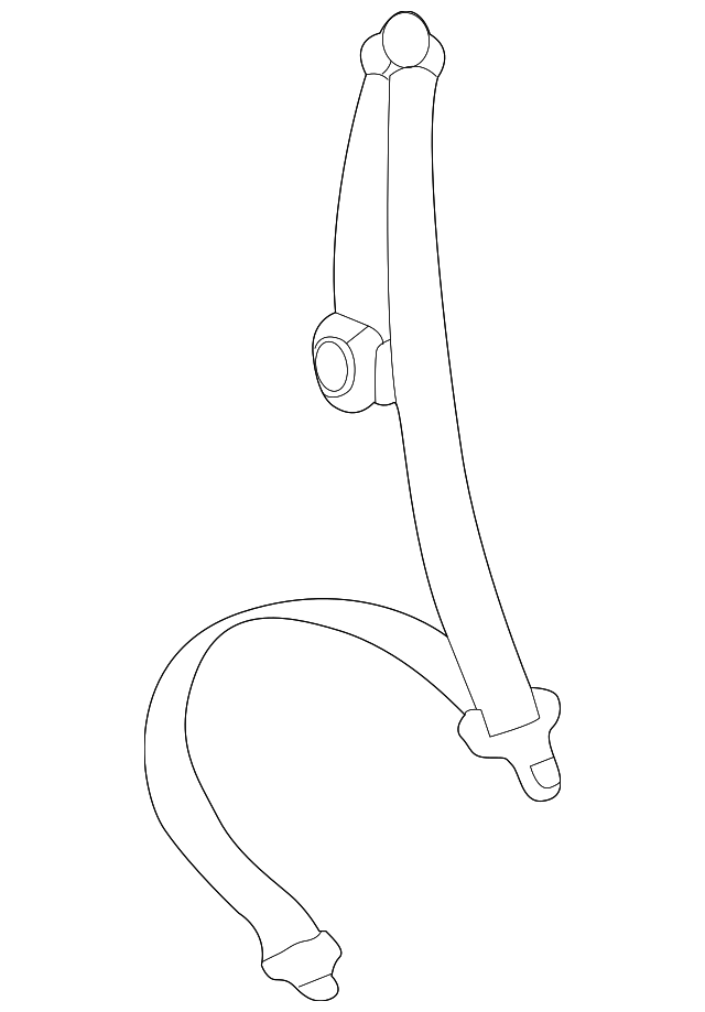 Belt & Retractor 1Y0-857-805-A-HZP