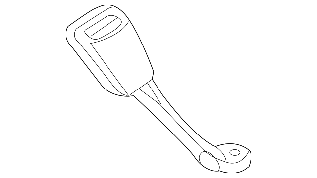 Seat Belt Receptacle 1Y0-857-739-A-FCN - View 2