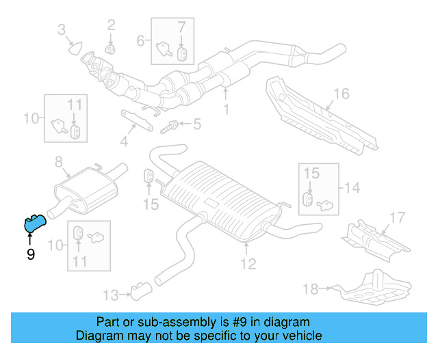 Muffler Clamp 5Q0-253-141