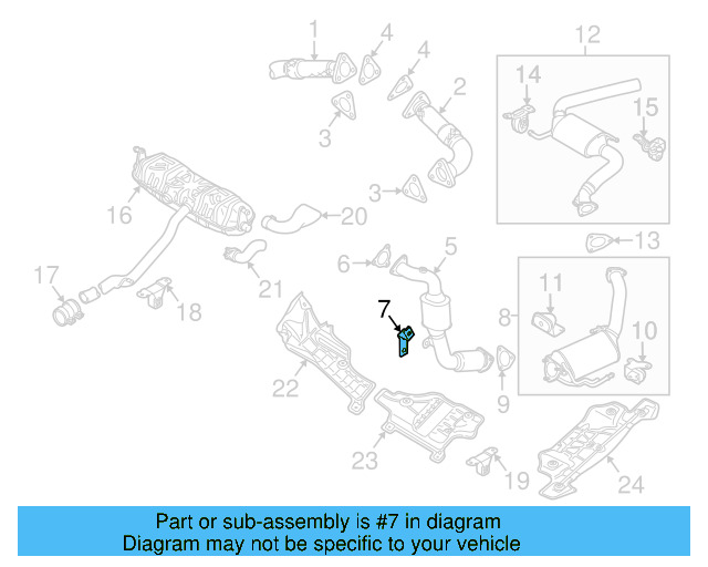 Front Muffler Rear Bracket 7L6-253-144-B - View 17
