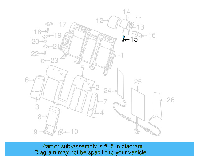 Headrest Guide 3D5-886-920-F-7H7