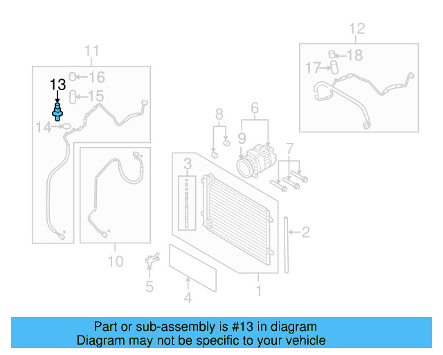 Pressure Sensor 1K0-959-126-E - View 81