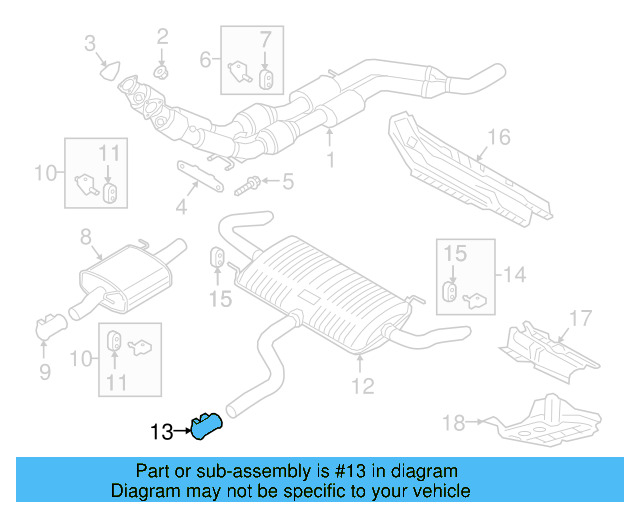 Muffler & Pipe Clamp 1K0-253-141-T - View 49