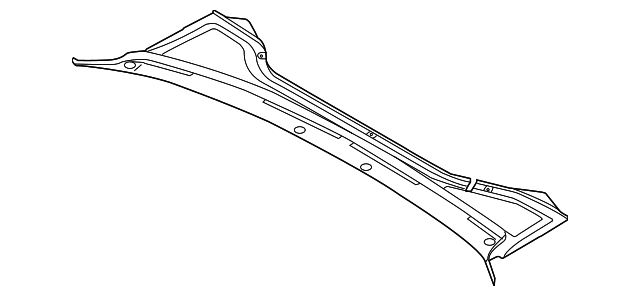 Cowl Grille 3G8-819-402-M-9B9 - View 2