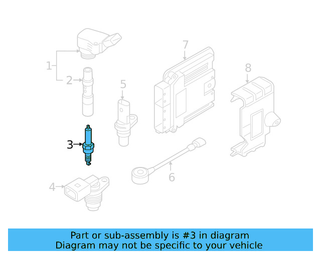 Spark Plug 06K-905-601-K - View 21