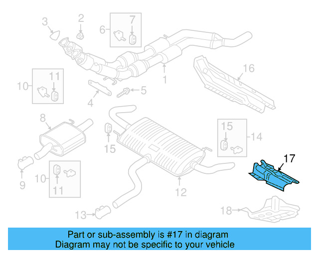 Heat Shield 3QF-825-613-C - View 4
