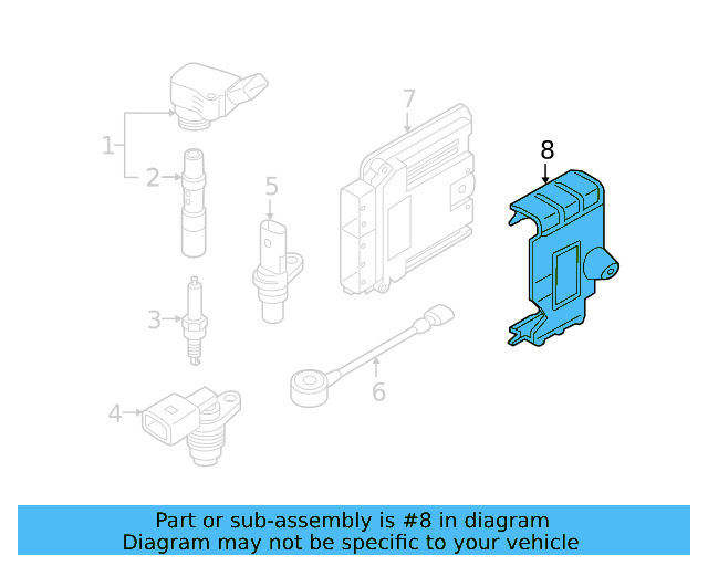 ECM Holder 5Q0-906-507-F - View 34