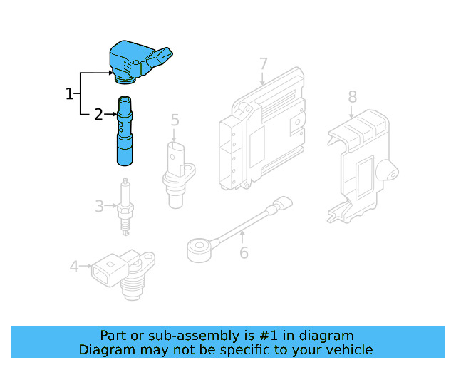 Ignition Coil 06L-905-110-K - View 42