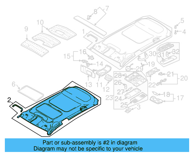 Headliner 3C9-867-502-J-V56
