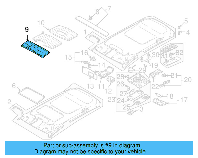 Sound Absorber 3C0-867-811-B