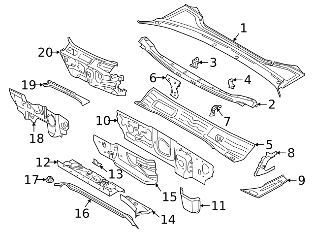 Bracket 1K0-805-517-B - View 22