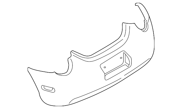 Bumper Cover (Unpainted) 1y0807421ggru - View 8