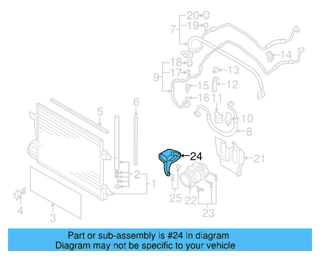 Support Bracket 1K0-260-885-B - View 3