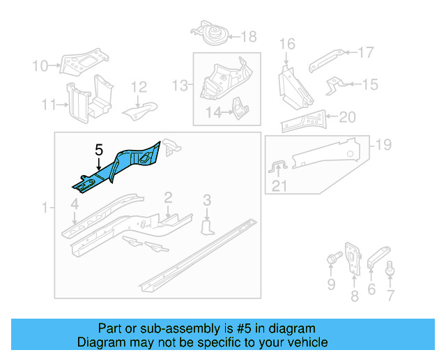 Rear Reinforced 5N0-803-108 - View 3
