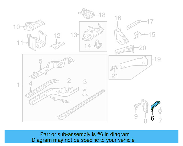 Lower Support 5N0-803-691 - View 3