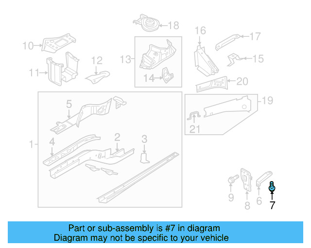 Mount Plate Bolt N-910-687-01 - View 4