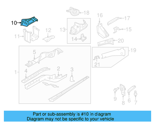 Engine Bracket 5N0-802-068 - View 3