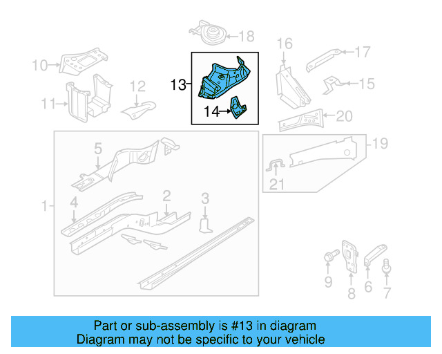 Apron Assembly 5N0-805-148 - View 3