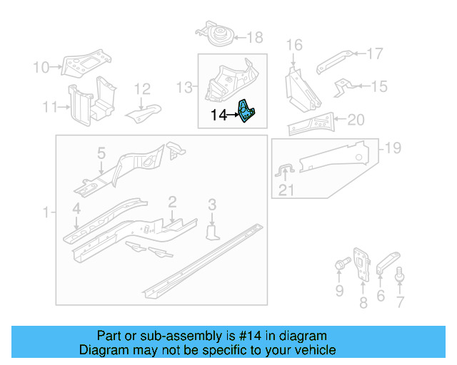 Apron Assembly Reinforcement 5N0-805-078 - View 5