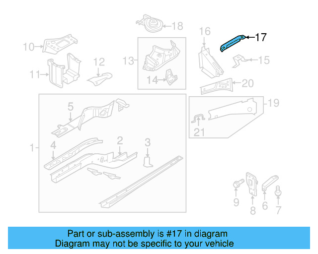 Mount Bracket 5N0-121-409 - View 3