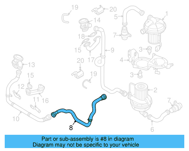 Pressure Hose 3D0-131-128-A