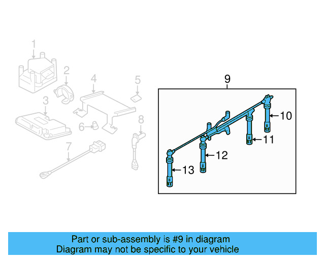 Spark Plug Wire Set 06A-905-409-L