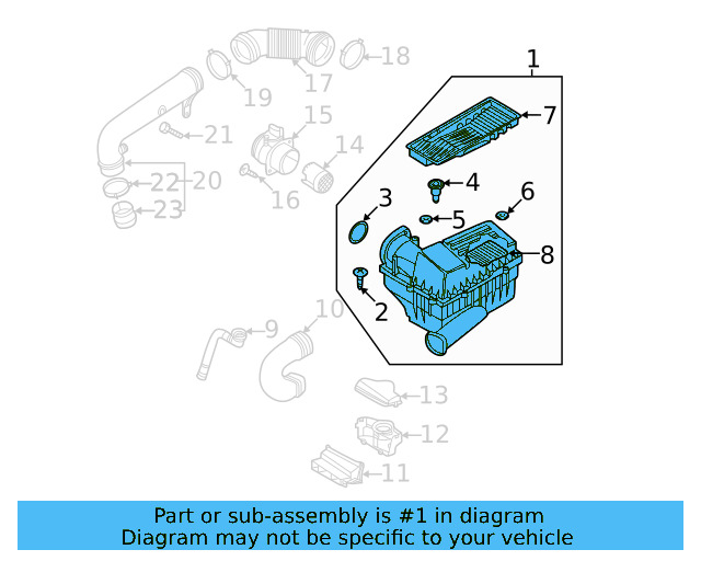 Air Cleaner Assembly 5C0-129-607-J - View 6