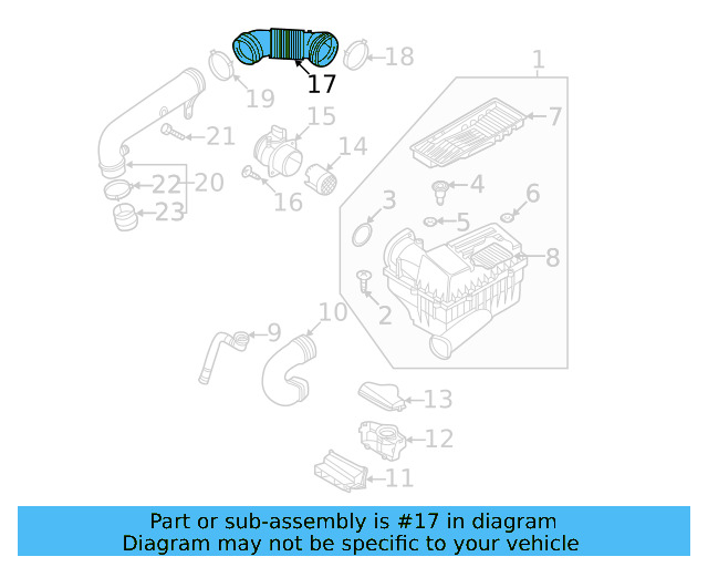 Duct Assembly 5C0-129-654-C
