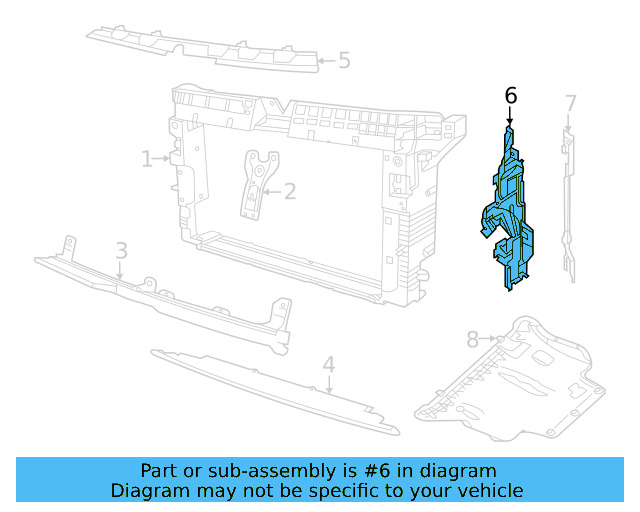 Air Guide 2GJ-121-283-B - View 4